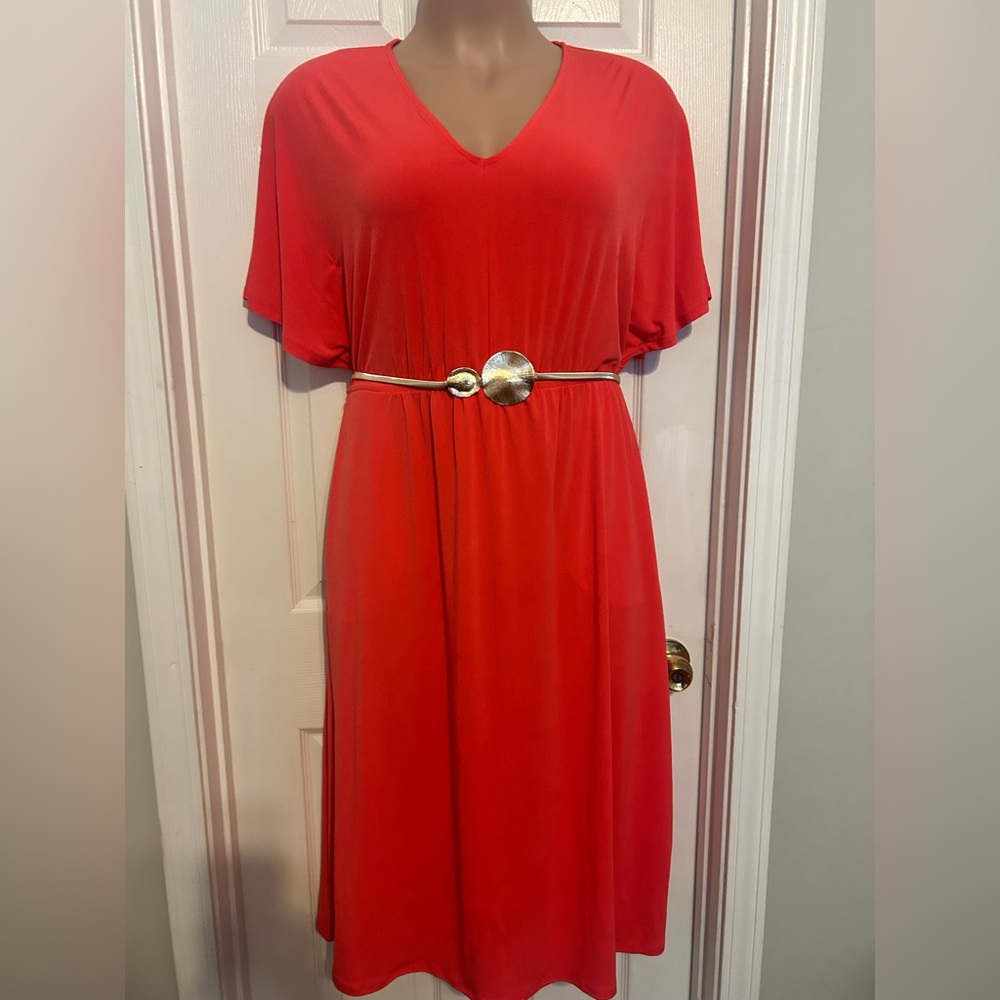 Lane Bryant Bold Red dress